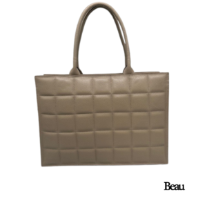 TAS CLAIRE - LEDER - LICHT TAUPE