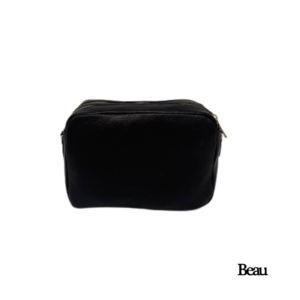 TAS ELLEN - LEDER - ZWART/GOUD