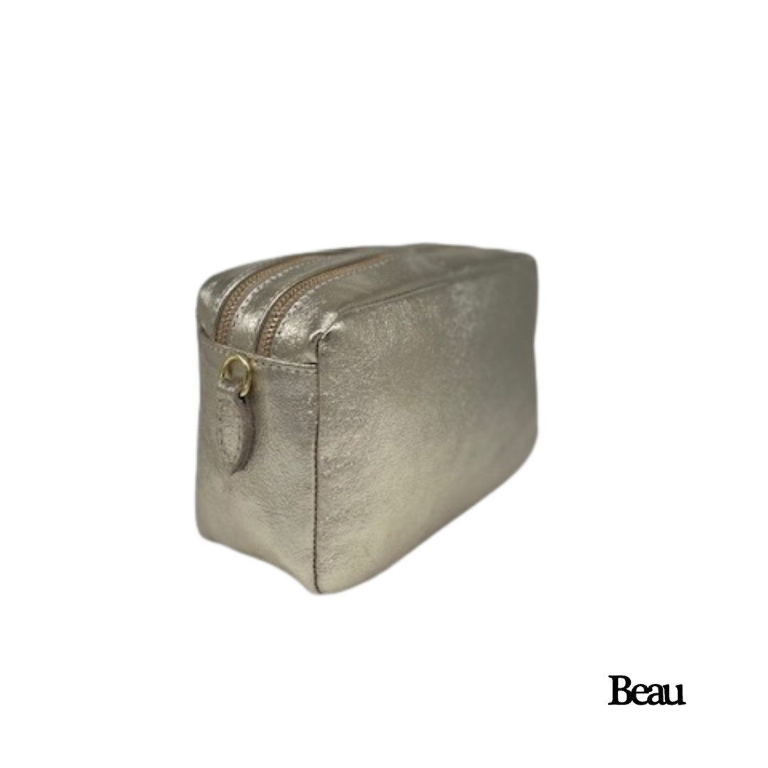 TAS ELLEN - LEDER - GOUD - Afbeelding 2