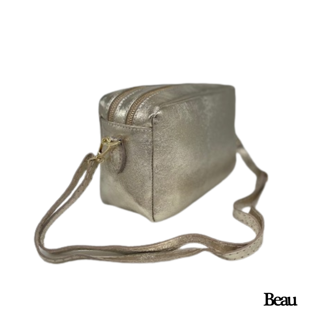 TAS ELLEN - LEDER - GOUD - Afbeelding 5