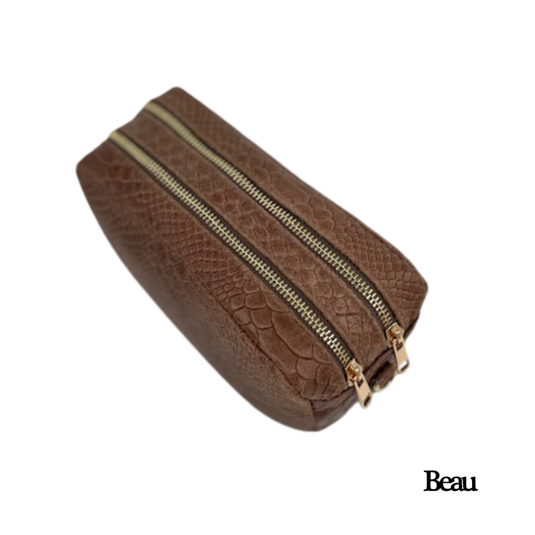 TAS MILA SNAKE - LEDER - BRUIN - Afbeelding 4
