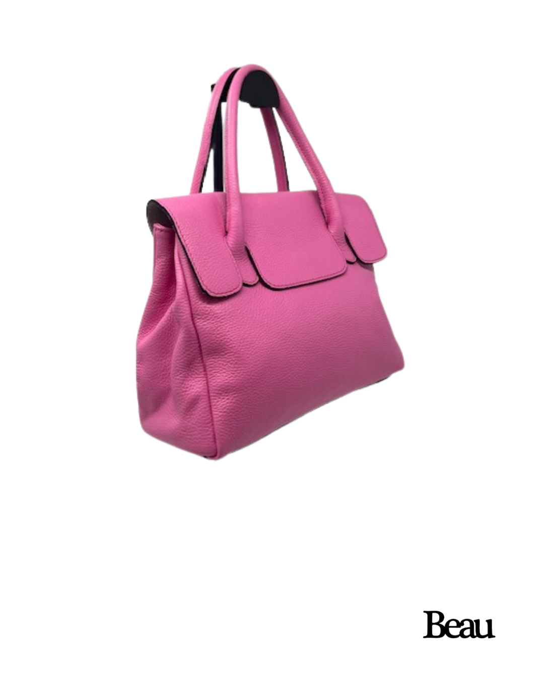TAS PAULETTE SMALL - LEDER - ROZE - Afbeelding 2