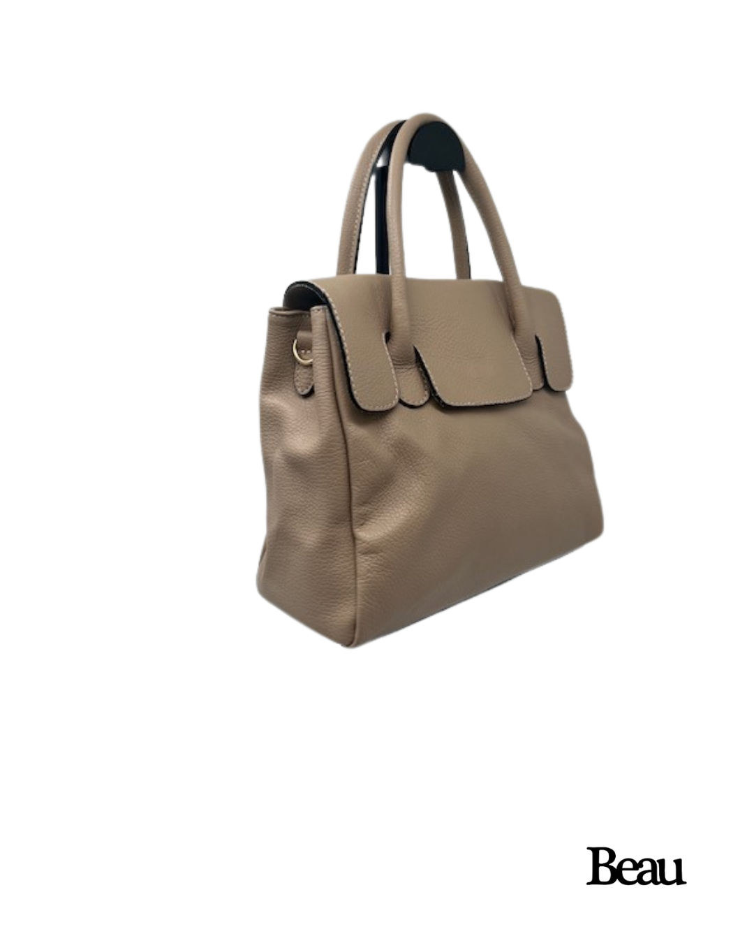 TAS PAULETTE SMALL - LEDER - TAUPE - Afbeelding 2