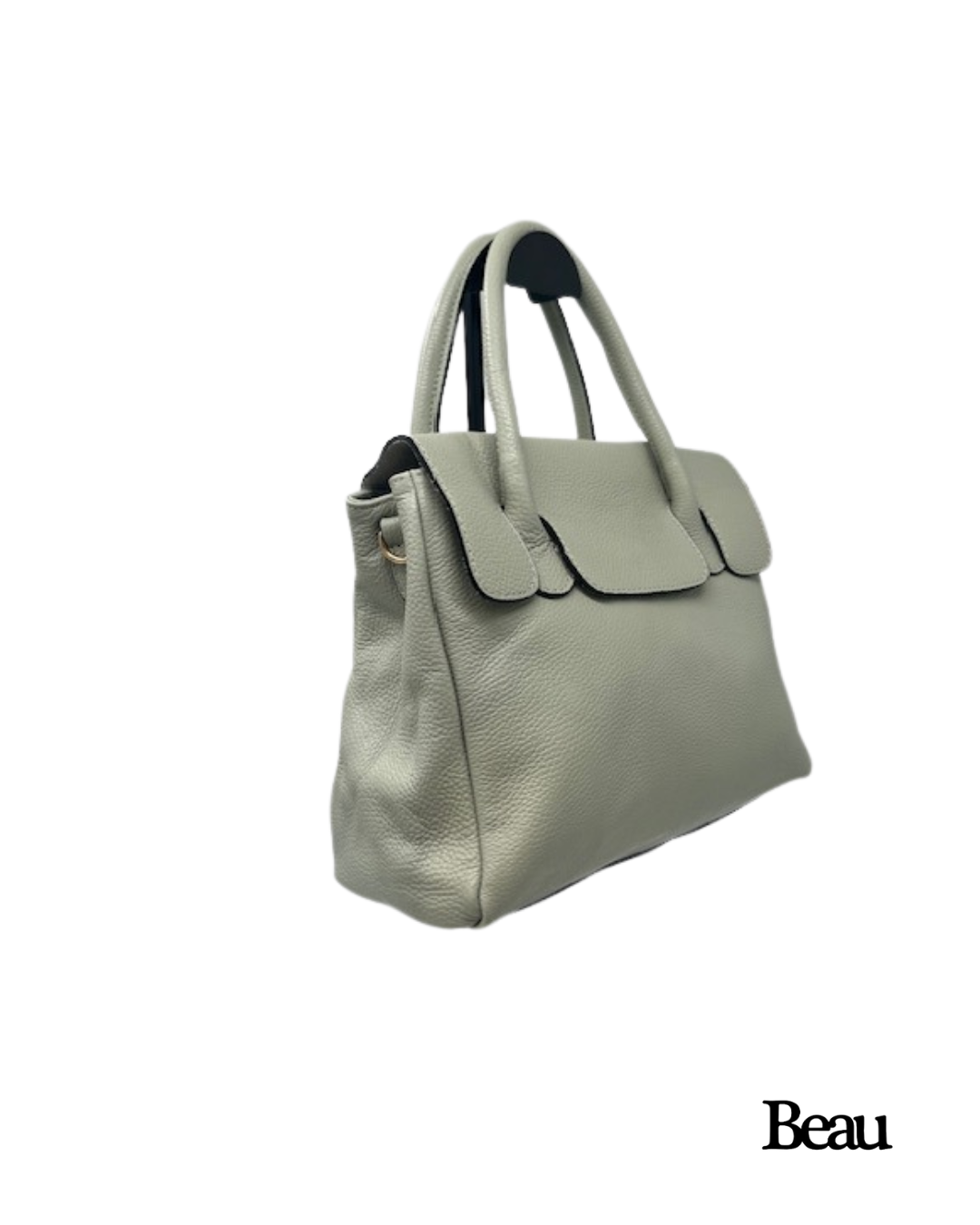 TAS PAULETTE SMALL - LEDER - GRIJS - Afbeelding 2