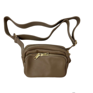 TAS TRUDY - LEDER - TAUPE