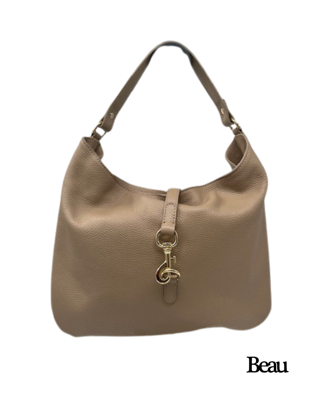 TAS LIA - LEDER - TAUPE - Afbeelding 1
