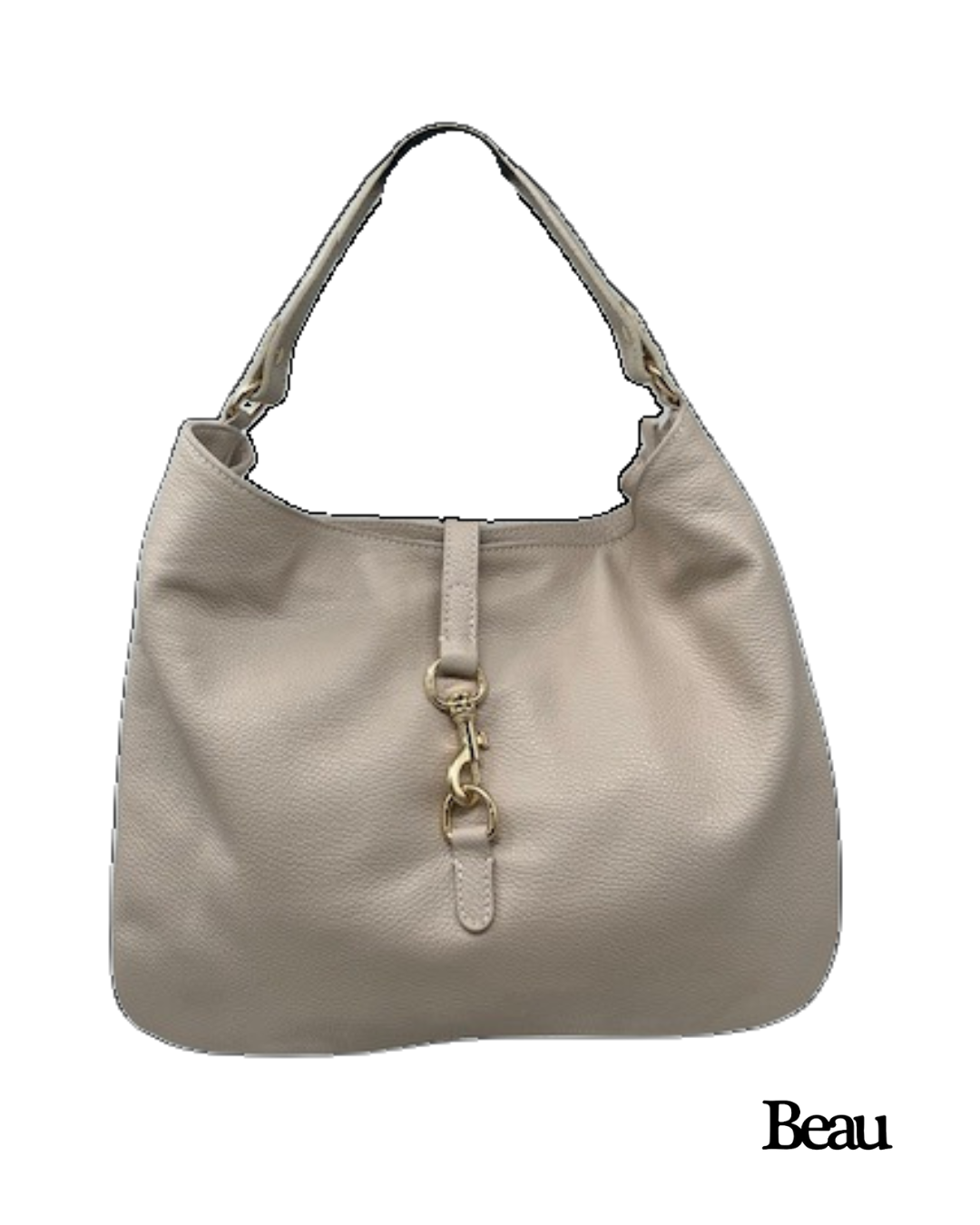 TAS LIA - LEDER - BEIGE - Afbeelding 1