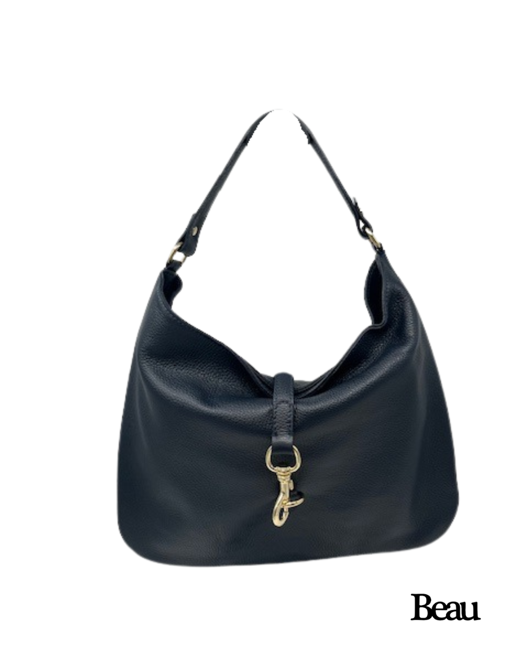 TAS LIA - LEDER - DONKER BLAUW - Afbeelding 1