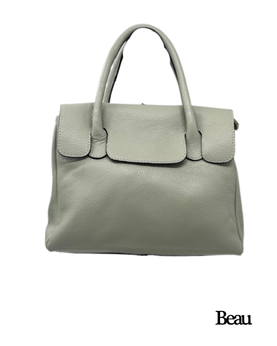 TAS PAULETTE SMALL - LEDER - GRIJS - Afbeelding 1