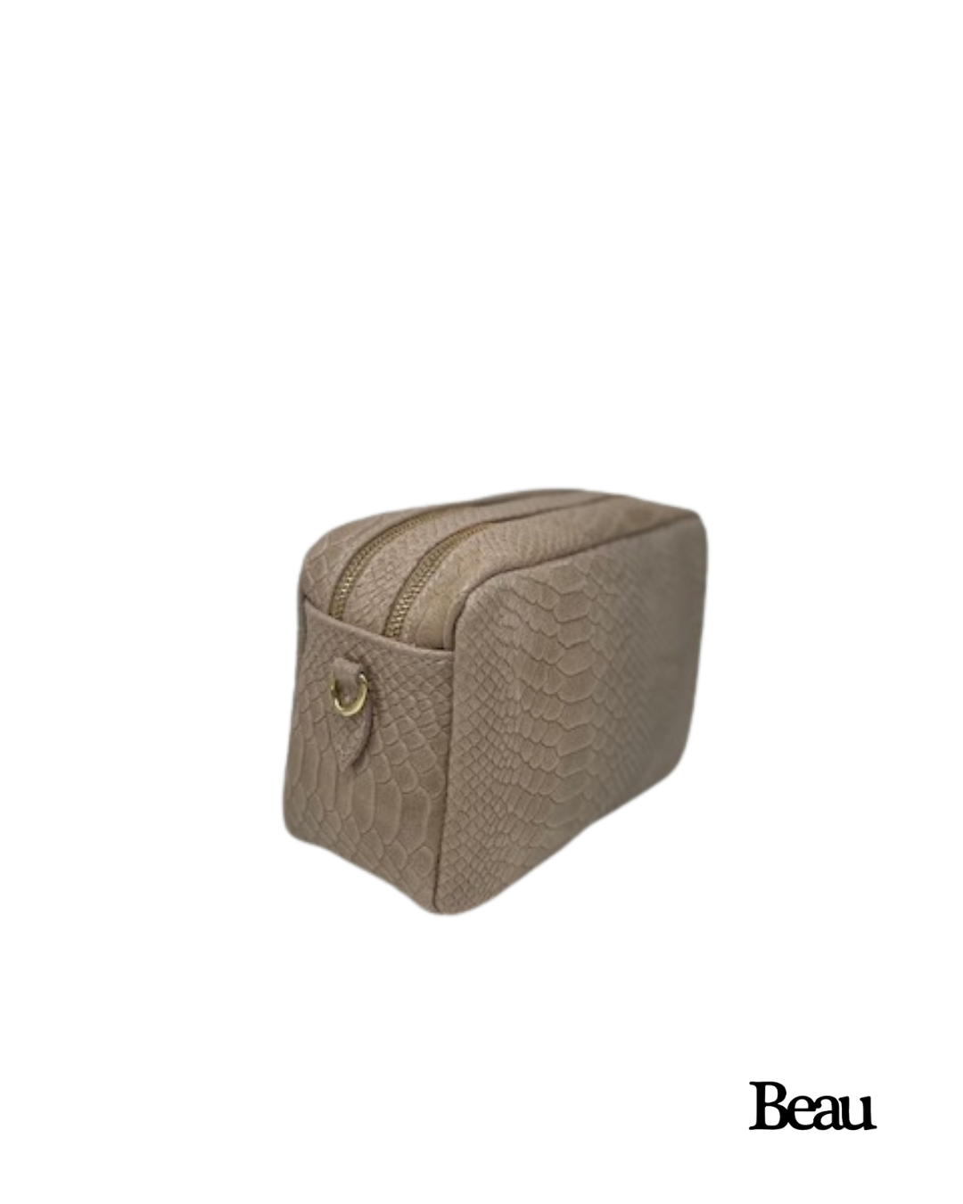 TAS MILA SNAKE - LEDER - BEIGE - Afbeelding 2