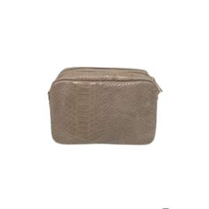 TAS MILA SNAKE - LEDER - BEIGE