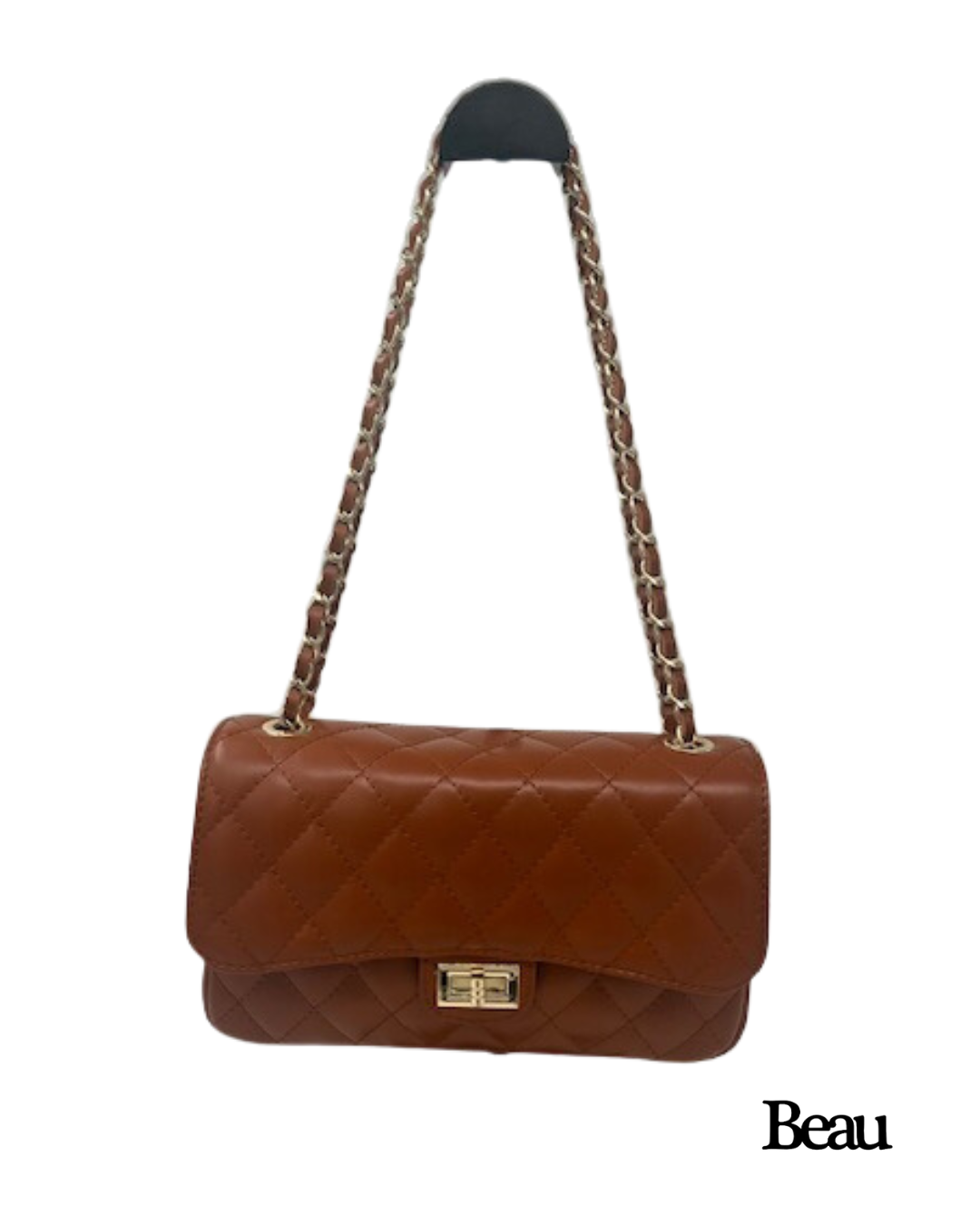 TAS COCO LARGE - LEDER - CAMEL - Afbeelding 1