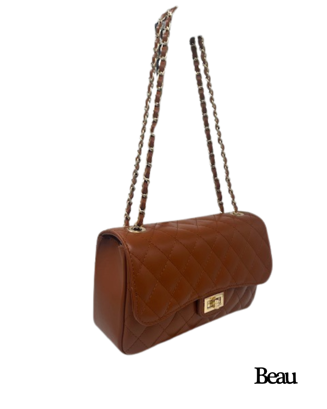 TAS COCO LARGE - LEDER - CAMEL - Afbeelding 2
