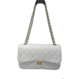 TAS COCO LARGE - LEDER - WIT