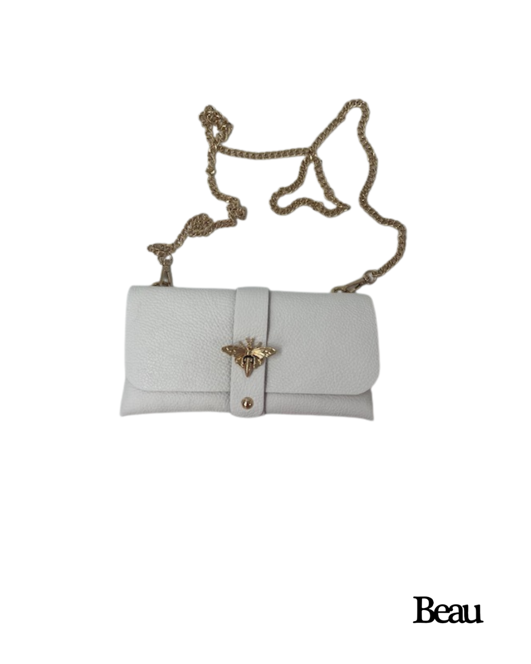 TAS MAJA - LEDER - WIT - Afbeelding 1
