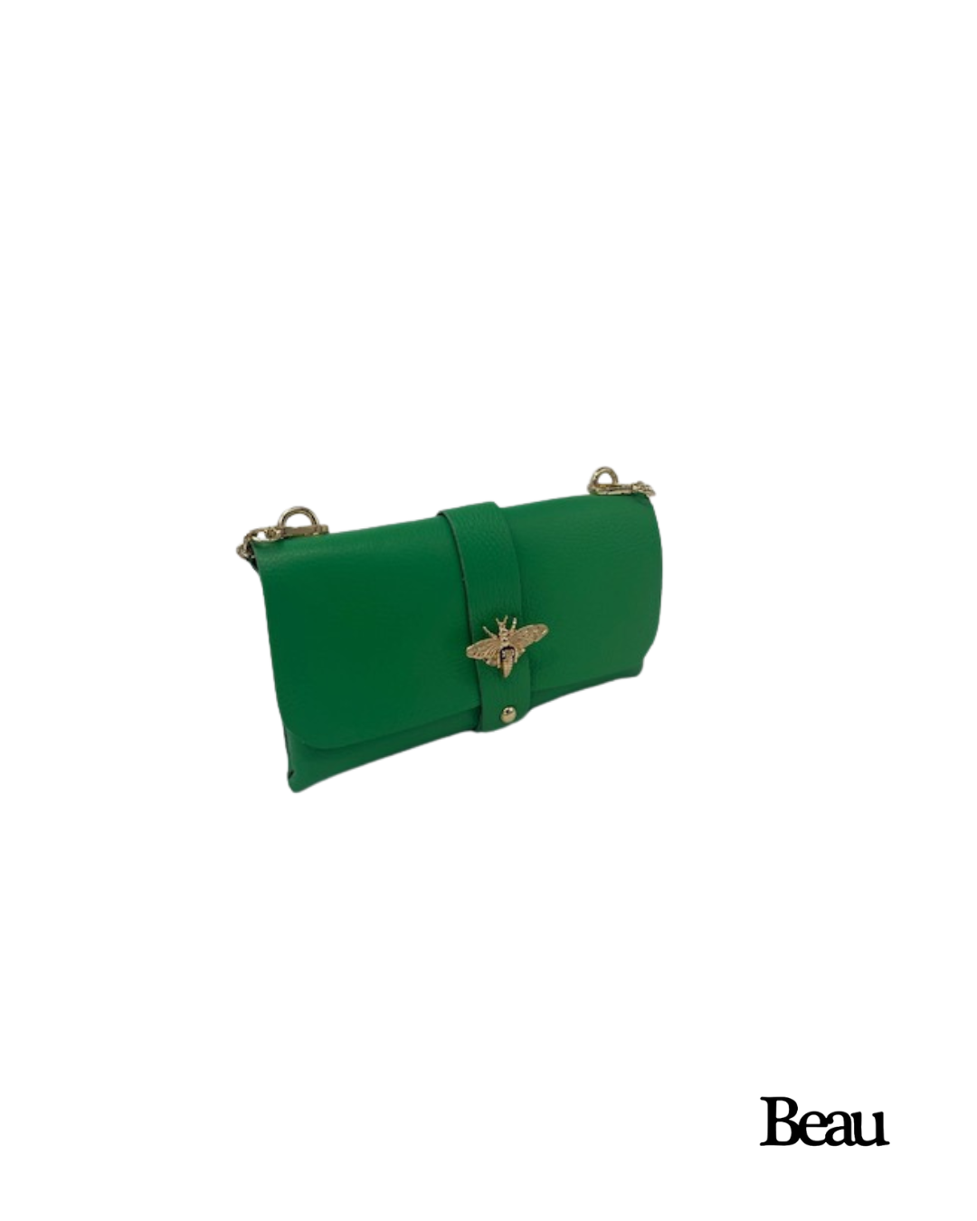 TAS MAJA - LEDER - DONKER GROEN - Afbeelding 2