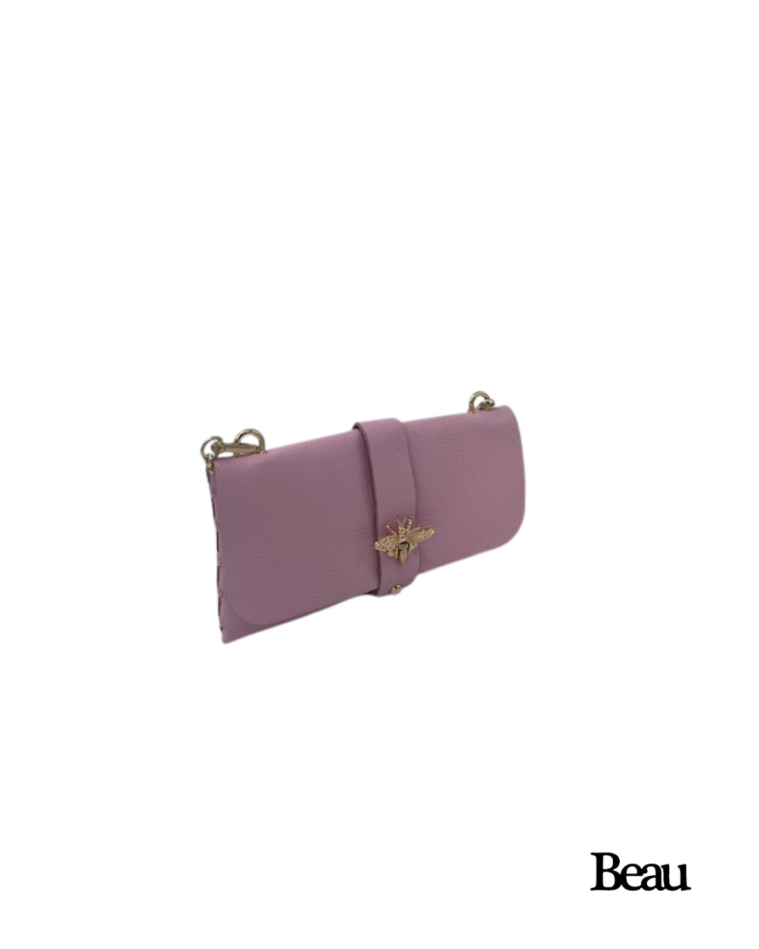 TAS MAJA - LEDER - LICHT ROZE - Afbeelding 2