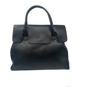 TAS PAULETTE LARGE - LEDER - ZWART