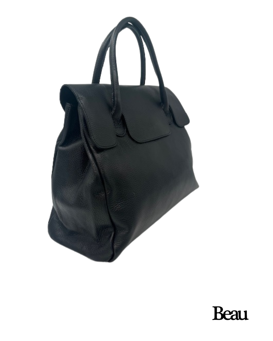 TAS PAULETTE LARGE - LEDER - ZWART - Afbeelding 2