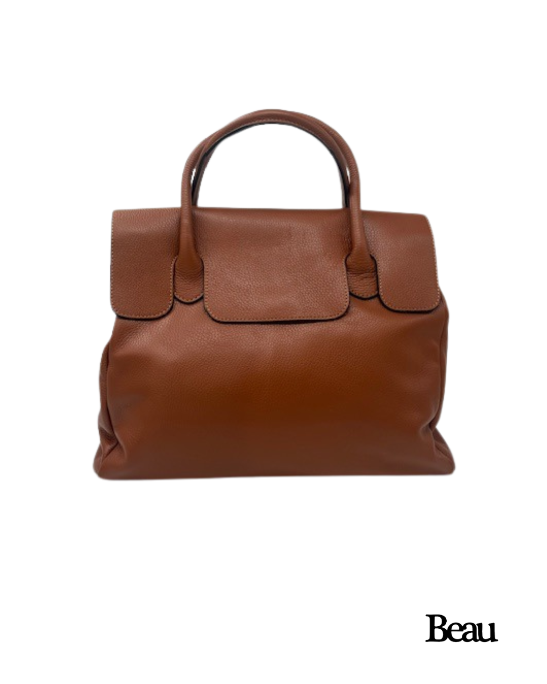 TAS PAULETTE LARGE - LEDER - CAMEL - Afbeelding 1