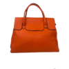 TAS PAULETTE LARGE - LEDER - ORANJE - Thumbnail Image 1