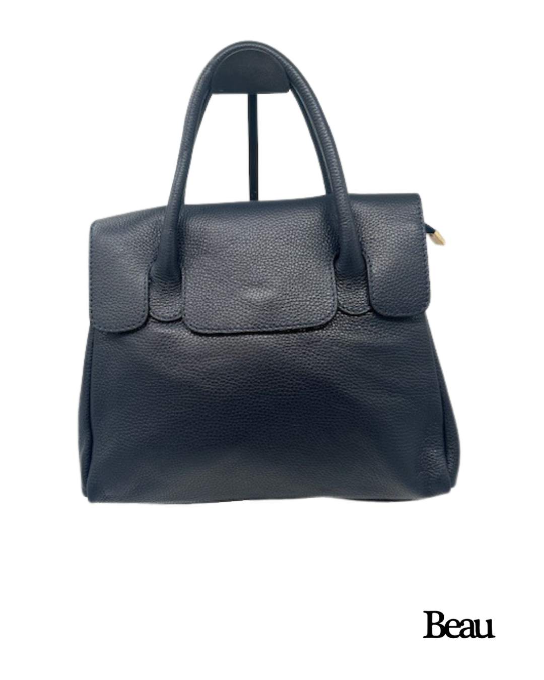 TAS PAULETTE SMALL - LEDER - DONKER BLAUW - Afbeelding 1