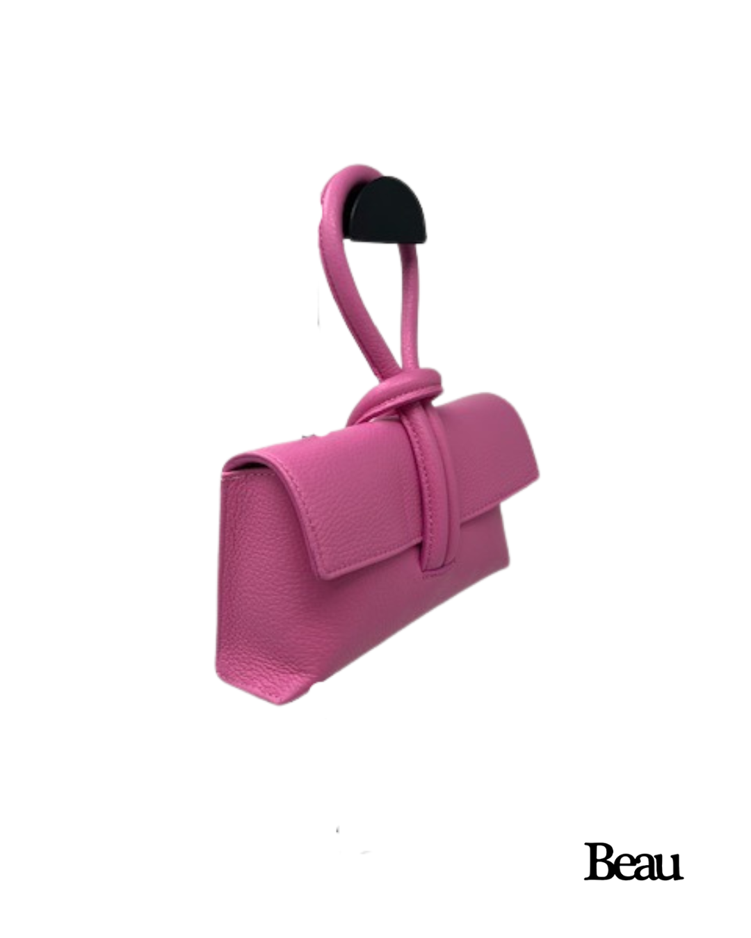TAS AMALIA - LEDER - ROZE - Afbeelding 2