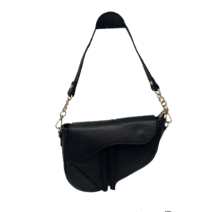 TAS ELLA SMALL - LEDER - ZWART